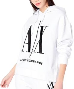 Armani Exchange Icon Project Sudadera con Capucha Mujer