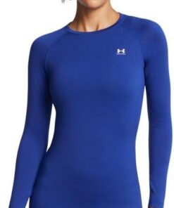 Under Armour Authentics - Camiseta de Manga Larga con Cuello Redondo Camisa Mujer (Pack de 1)