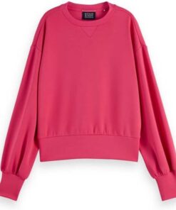 Scotch & Soda Modal Fitted Sweatshirt Sudadera Mujer (Pack de 1)