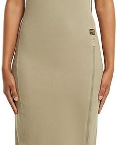 G-Star Mujer Overdyed Asymmetric Zip Dress