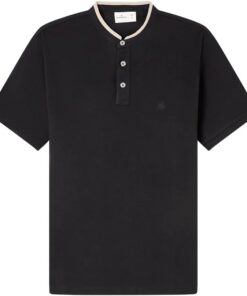 Springfield Mao Contrast Slim SS Polo with Tree Embroidery. 100% bci Cotton Polo Hombre