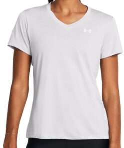 Under Armour Women's UA Tech™ Twist V-Neck Short Sleeve Tech SSV- Twist Mujer (Pack de 1)