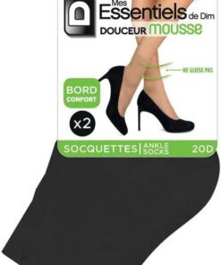 Dim Tobilleros Mes Essentiels Douceur Mujer x2
