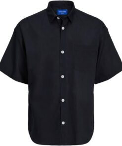 Jack & Jones Camiseta Jorflores Linen SS Camisa Hombre (Pack de 1)