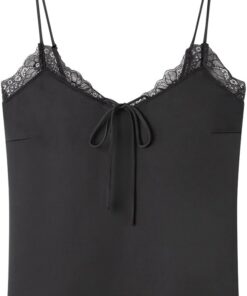SPRINGFIELD Lingerie Top with Lace At Front Neckline Camisa Mujer