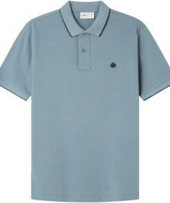 Springfield SS Polo Pique Slub Tippings with Tree Embro8idery. 100% Bci Cotton Polo Hombre