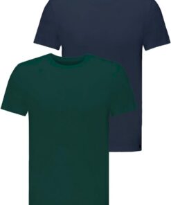 Lee Twin Pack Crew Camisetas Hombre (Pack de 2)