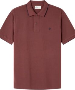 Springfield SS Polo Pique Slub Tippings with Tree Embro8idery. 100% Bci Cotton Polo Hombre (Pack de 1)