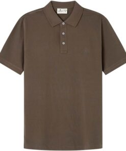 SPRINGFIELD Basic Slim SS Daily Polo with Tree Embroidery. 100% Bci Cotton Polo Hombre