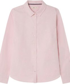 Springfield Nueva Camisa De Estructura con Bordado De Árboles, Rosa, 36
