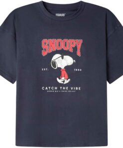 Springfield License Snoopy T-Shirt Camiseta Mujer (Pack de 1)
