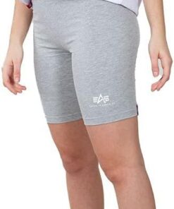 ALPHA INDUSTRIES Basic Bike Shorts SL Wmn - Pantalones Cortos Mujer