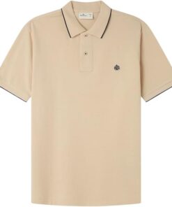 Springfield SS Polo Pique Slub Tippings with Tree Embro8idery. 100% Bci Cotton Polo Hombre (Pack de 1)