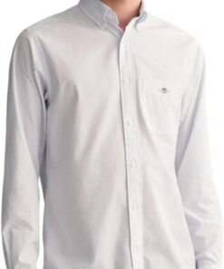 GANT Reg Poplin - Camiseta de Banquero Camisa Hombre (Pack de 1)