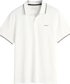 GANT Tipping SS Pique Polo Camisa de Polo Hombre (Pack de 1)