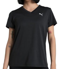 PUMA Camiseta Cuello de Pico Train All Day Essentials Mujer