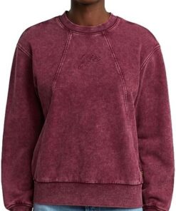 G-Star Washed A Line Script Sw Wmn Sudadera Mujer (Pack de 1)