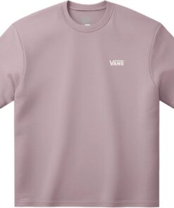 Vans Hombre Camiseta con Logo En El Pecho Izquierdo, Black