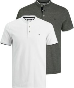 JACK & JONES Polo Plain Shirt Collar Polo