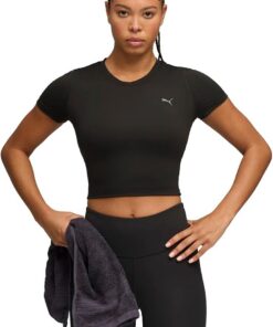 PUMA W Cloudspun SS Twist tee Camisetas Unisex Adulto (Pack de 1)