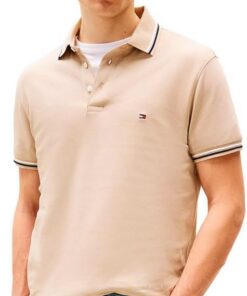 Tommy Hilfiger Polo de Manga Corta Hombre Tipped Seasonal Slim Fit