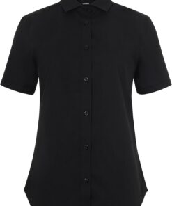 Velilla 405018S; Camisa manga corta stretch mujer; Color Negro; Talla 2XL
