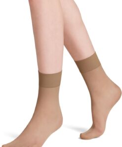 FALKE mujer Pure Matt 20 DEN calcetines transparente liso elegante resistente manguito confort sin presión fino suave y sostenible material 1 par