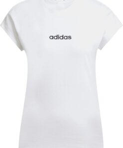 adidas Women's Camiseta Essentials Linear Cotton