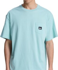 Quiksilver Saltwater - Camiseta con Bolsillo para Hombre