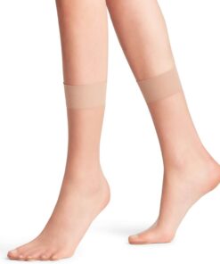 FALKE mujer Shelina 12 DEN calcetines ultra-transparente con acabado reluciente y parte superior suave para un suave agarre en la pantorrilla fino suave material 1 par