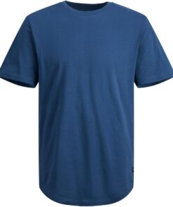 JACK & JONES Camiseta básica de Manga Corta Hombre de Talla Grande Cuello Redondo JJENOA
