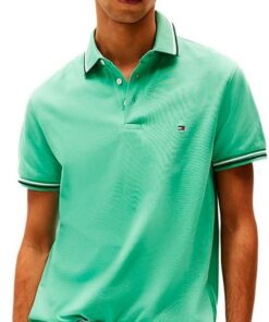 Tommy Hilfiger Polo de Manga Corta Hombre Tipped Seasonal Slim Fit