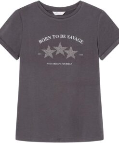 SPRINGFIELD Short Sleeve T-Shirt with Front Graphic Camiseta De Manga Corta Mujer