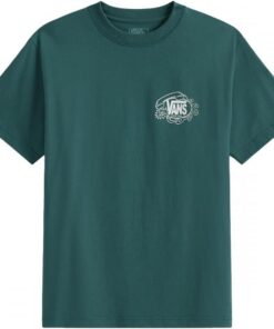 Vans Hombre Camiseta Gráfica Hot Lines Back, Black