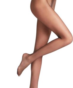 FALKE mujer Shelina 12 DEN pantimedias ultra-transparente con acabado reluciente fina cintura estrecha costura plana en la zona de los pies fino suave material 1 pieza