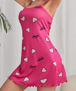 Camisón sin mangas para mujer, casual, para el hogar, ropa de dormir de verano