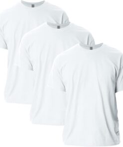 Gildan Camisetas de Tripulación, Paquete Múltiple, Estilo G1100 Camisetas de tripulación, Paquete múltiple, Estilo G1100 Hombre (Pack de 12)