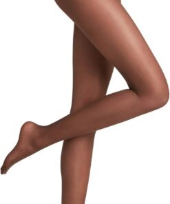 FALKE mujer Pure Matt 20 DEN pantimedias transparente liso elegante cintura confort sin presión puntera resistente escalera fino suave sostenible material 1 pieza