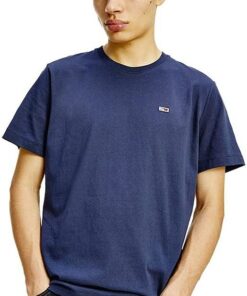 Tommy Jeans Camiseta de Manga Corta para Hombre TJM Classic Cuello Redondo