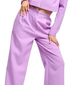 Trajes para mujer 2026, otoño, 2 piezas, chaquetas recortadas, pantalones de pierna ancha, conjuntos de traje de trabajo para mujer, trajes casuales de negocios