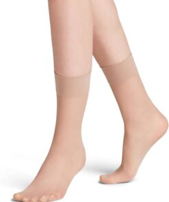 FALKE mujer Pure Matt 20 DEN calcetines transparente liso elegante resistente manguito confort sin presión fino suave y sostenible material 1 par