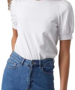 Vero Moda Vmkerry VMA Noos - Camiseta de Manga Corta con Cuello Redondo Camiseta Mujer