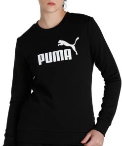 PUMA Ess Logo Crew Tr Sudadera Mujer