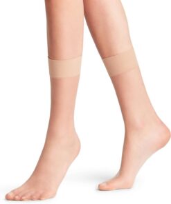 FALKE mujer Shelina 12 DEN calcetines ultra-transparente con acabado reluciente y parte superior suave para un suave agarre en la pantorrilla fino suave material 1 par
