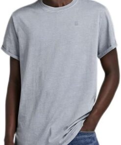 G-Star Camiseta Text Chest Camiseta Hombre (Pack de 1)