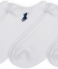 POLO RALPH LAUREN Performance Cotton Low Cut Socks - 6 Pair Pack - Breathable Mesh & Sport Cushioning Cojín de corte bajo Mujer