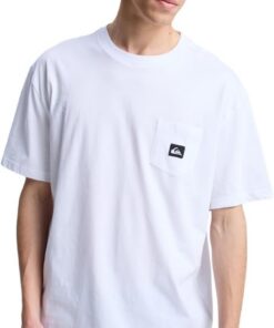 Quiksilver Saltwater - Camiseta con Bolsillo para Hombre