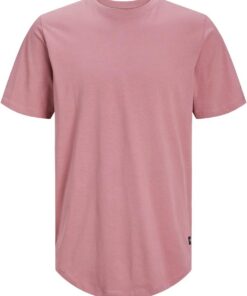 JACK & JONES Camiseta básica de Manga Corta Hombre de Talla Grande Cuello Redondo JJENOA