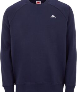 Kappa VAUKE Sudadera Unisex I Jersey para Hombre de algodón I Básico para Deporte y Ocio I Sudadera para Mujeres y Hombres en los Colores Azul, Gris, Negro I Jersey en Las Tallas S, M, L, XL y XXL
