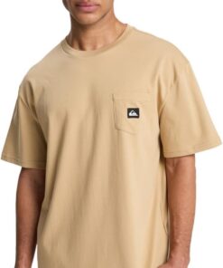 Quiksilver Saltwater - Camiseta con Bolsillo para Hombre